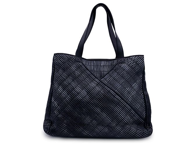 Hogan Sac à main en cuir texturé noir de Karl Lagerfeld - vue 3