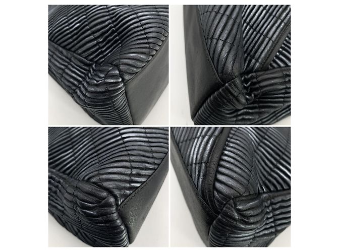 Hogan Sac à main en cuir texturé noir de Karl Lagerfeld - vue 5