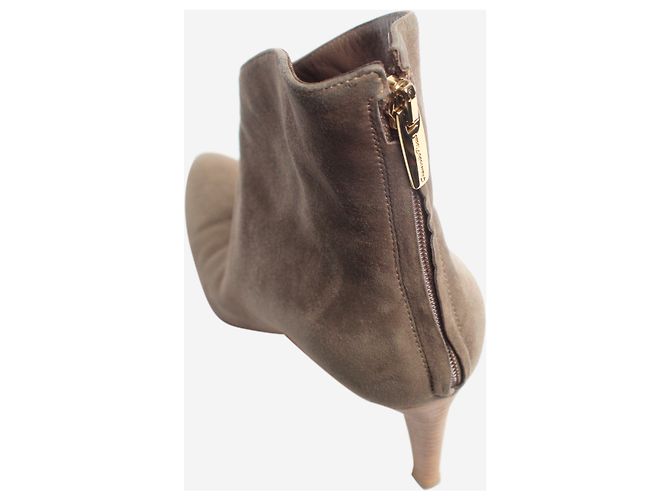 Gianvito Rossi Botines de ante gris - talla EU 36,5 - vista 5