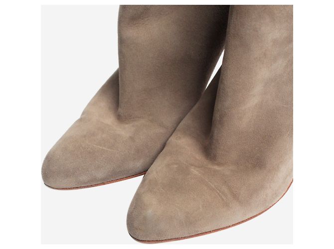 Gianvito Rossi Botines de ante gris - talla EU 36,5 - vista 6