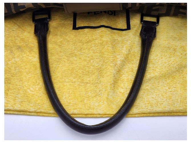 Baguette Borsa da viaggio Boston Fendi Zucca Zucchino Marrone - vista 8