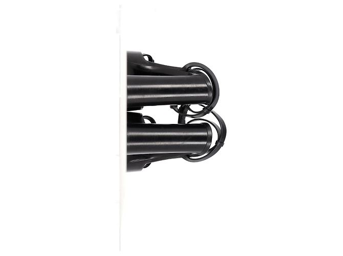 Sandales à plateforme à sangle à boucle Saint Laurent en cuir noir - vue 11