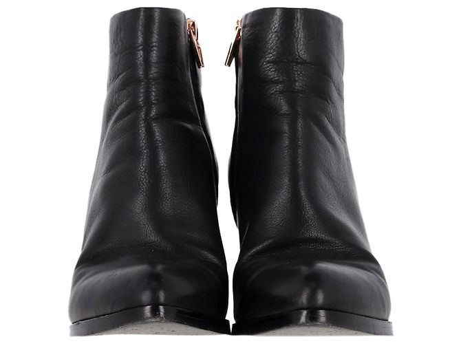Stivaletti con taglio Gabi in pelle nera di Alexander Wang Nero - vista 2