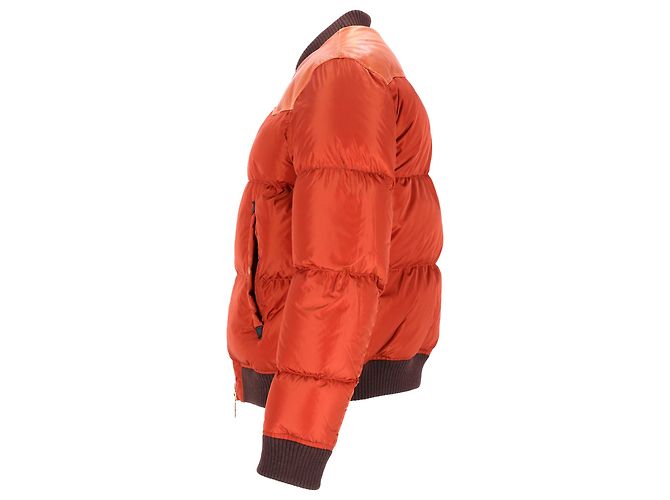 Giacca Bomber Dsquared2 in nylon arancione - vista 2