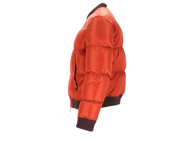 Giacca Bomber Dsquared2 in nylon arancione - vista 7