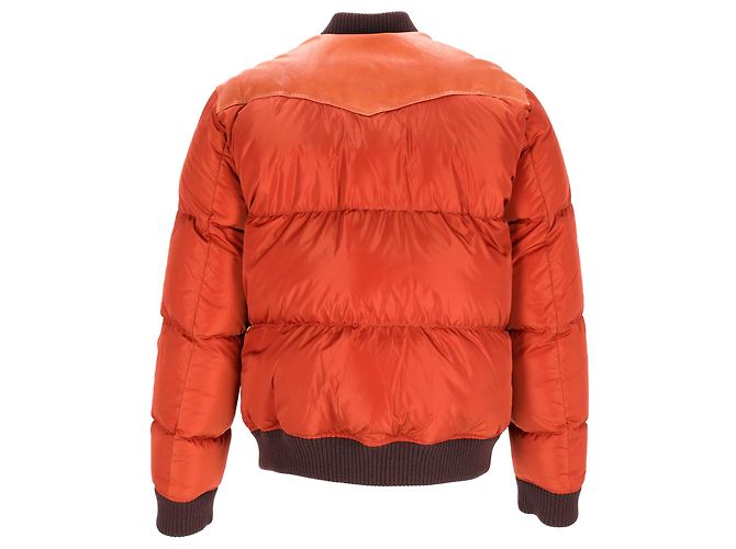 Giacca Bomber Dsquared2 in nylon arancione - vista 8