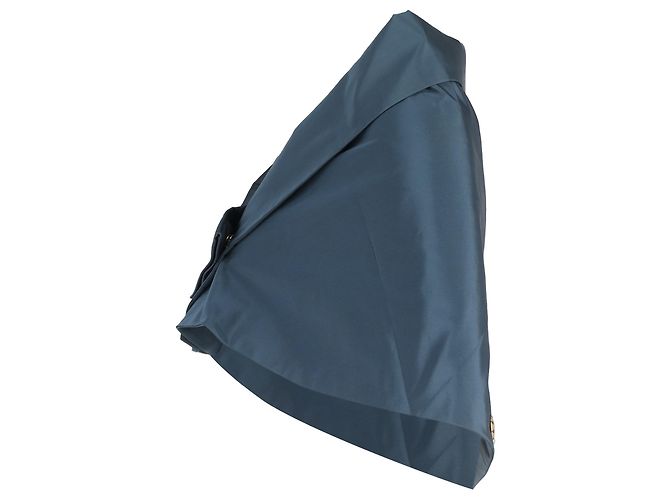 Prada Evening Cape in Blue Polyester Light blue - view 2