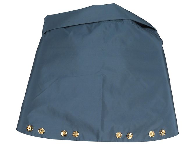 Prada Evening Cape in Blue Polyester Light blue - view 3