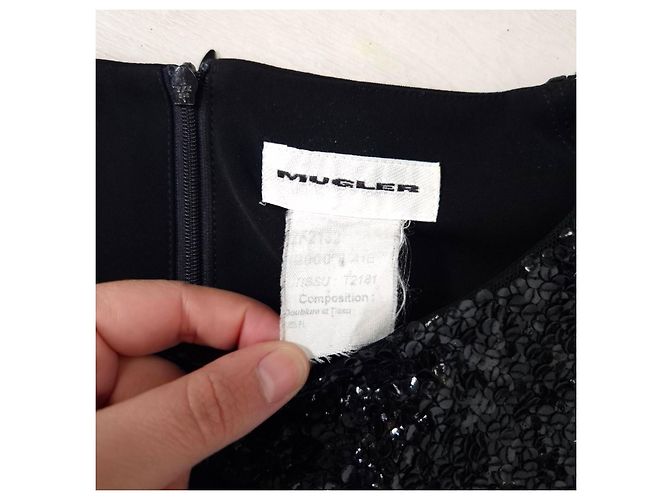 Thierry Mugler Schwarzes Kleid Mugler y2k - Ansicht 4