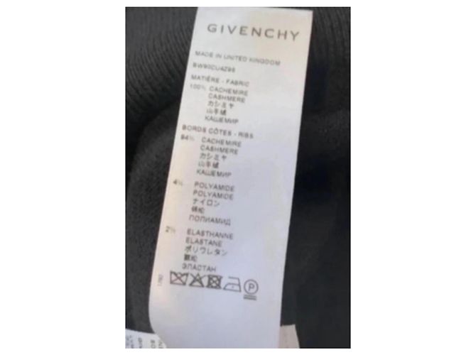 Schwarzer Givenchy Damenpullover Größe M - nie getragen mit Etiketten + Rechnung + Verpackung - Ansicht 8