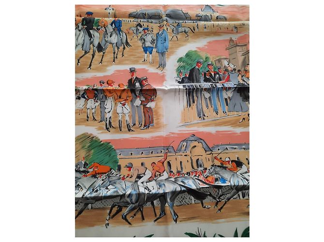 Bufanda Hermès titulada "Chantilly" Nueva, en su caja Multicolor - vista 10