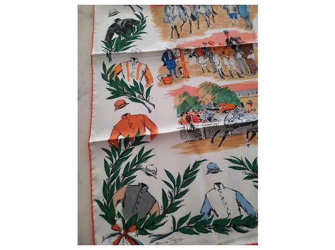 Bufanda Hermès titulada "Chantilly" Nueva, en su caja Multicolor - vista 12