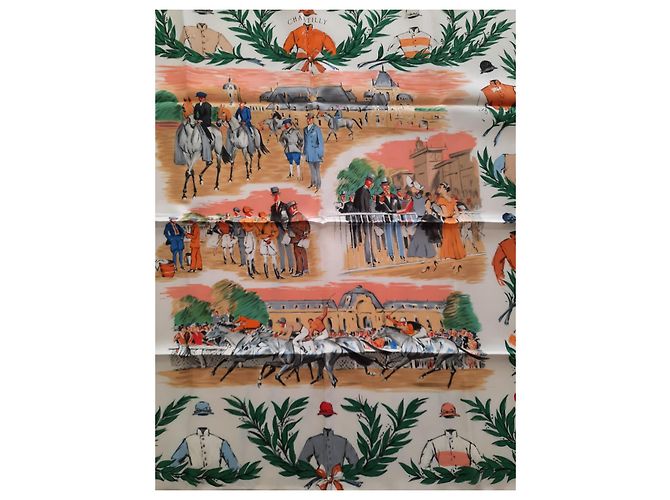 Bufanda Hermès titulada "Chantilly" Nueva, en su caja Multicolor - vista 3