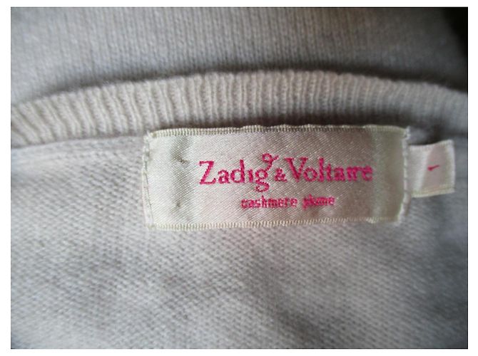 Zadig & Voltaire Suéter de cachemira Eggshell Blanco roto - vista 8