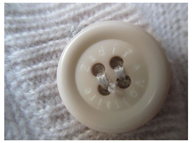 Zadig & Voltaire Suéter de cachemira Eggshell Blanco roto - vista 9