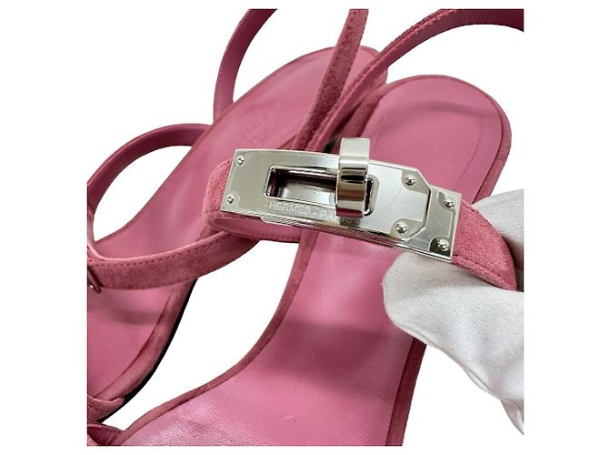 Hermès Hermes Kelly Glamour 75 Belt Sandals - view 4