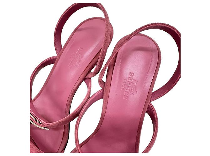 Hermès Hermes Kelly Glamour 75 Belt Sandals - view 6