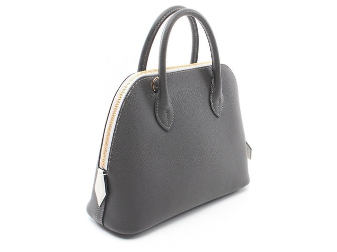 Hermès Handtasche Graphite Hermes Bolide 1937 Grau - Ansicht 2