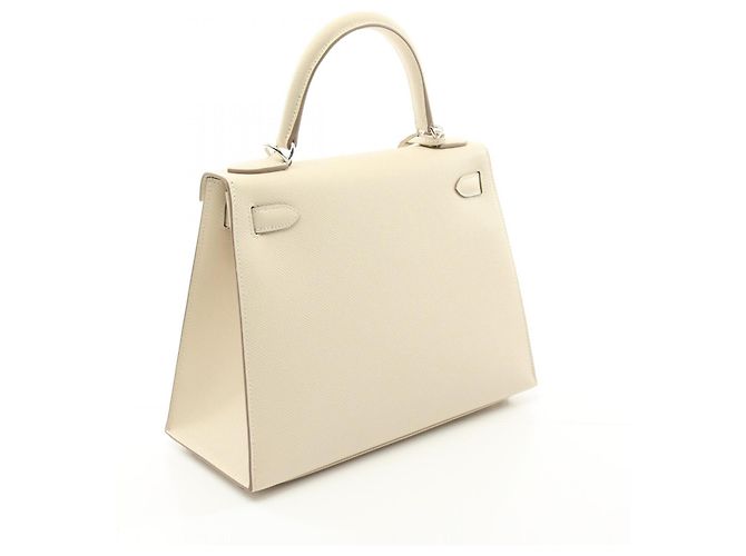Hermès Hermes Kelly 28 Handbag Ivory Beige - view 2