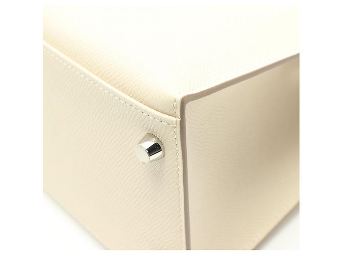 Hermès Hermes Kelly 28 Handbag Ivory Beige - view 5