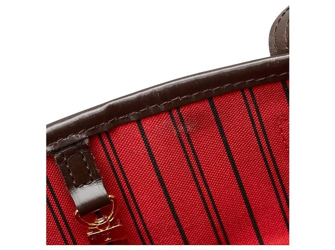Sac tote Louis Vuitton Damier Neverfull GM N41357 Marron - vue 5