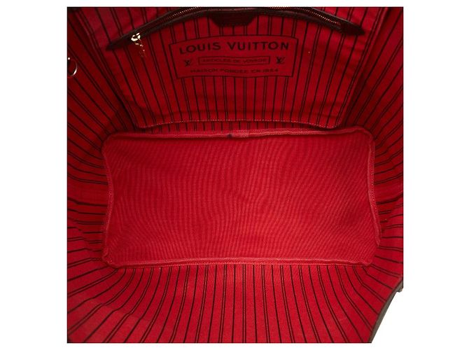 Sac tote Louis Vuitton Damier Neverfull GM N41357 Marron - vue 7