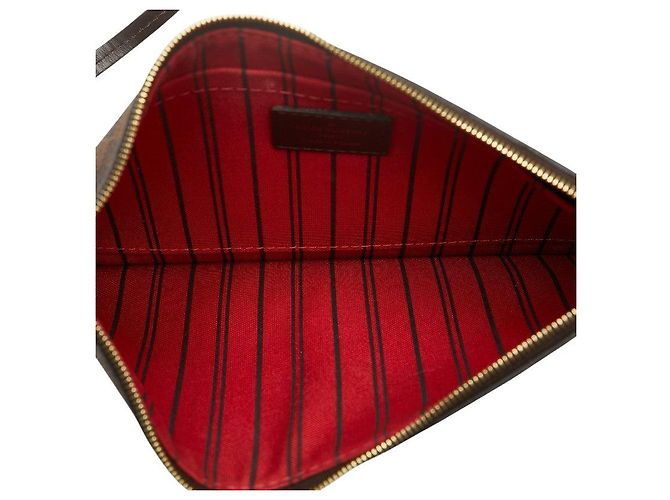 Sac tote Louis Vuitton Damier Neverfull GM N41357 Marron - vue 8