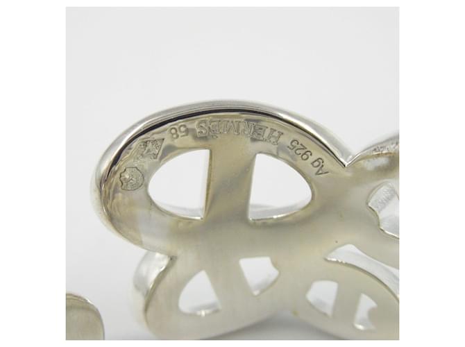 Ring Hermès Bague en argent 925 Hermes Argenté - vue 4