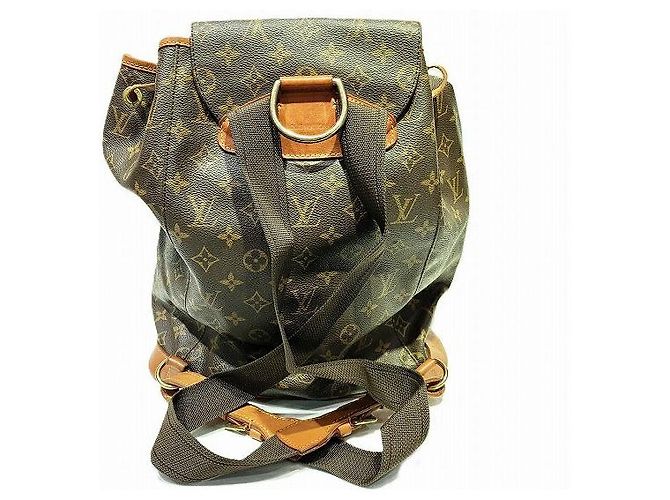 Louis Vuitton Monogram Montsouris GM Backpack M51135 Brown - view 2