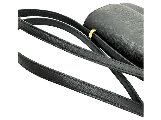 Hermès Hermes Constance Mini 18 Leder Schultertasche Schwarz - Ansicht 5