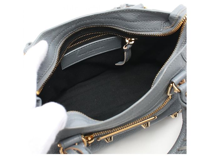Balenciaga Classic Metallic Edge Mini City Lederhandtasche - Ansicht 3