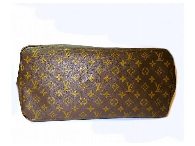 Sac tote Louis Vuitton Neverfull GM M40157 Marron - vue 3