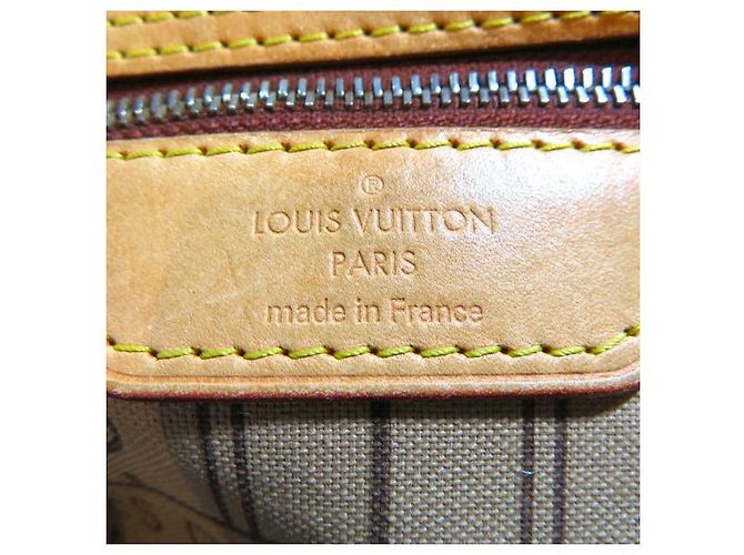 Sac tote Louis Vuitton Neverfull GM M40157 Marron - vue 5