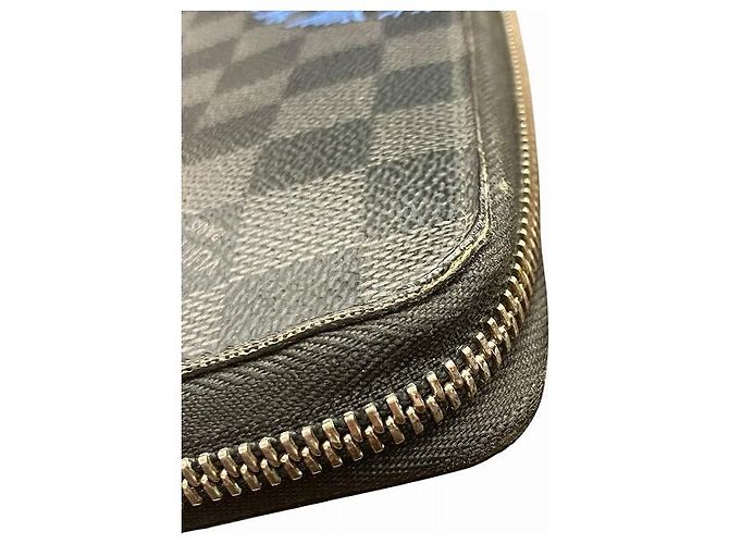 Louis Vuitton Damier Zippy Organizer Wallet N41683 Black - view 3