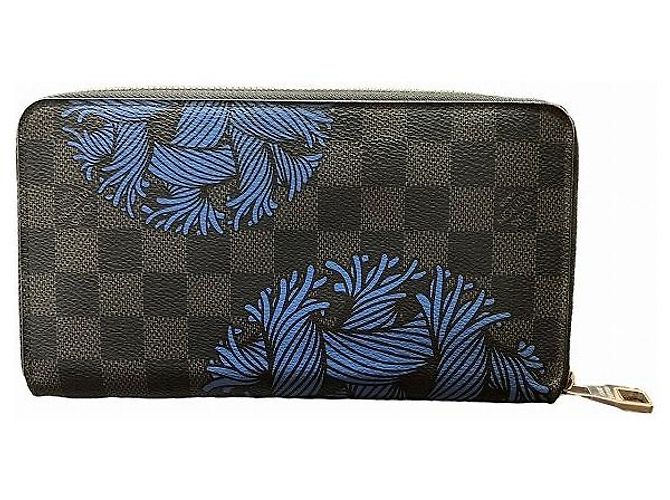 Louis Vuitton Damier Zippy Organizer Wallet N41683 Black - view 9