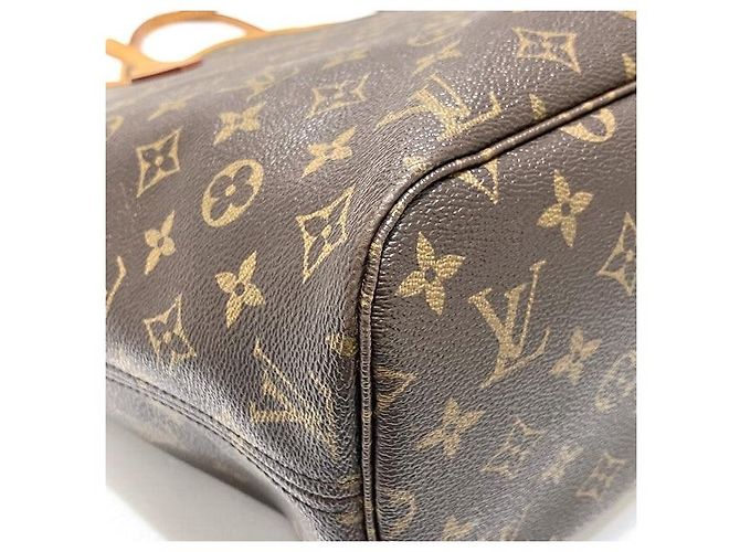 Sac tote Louis Vuitton Neverfull MM M41178 Marron - vue 4