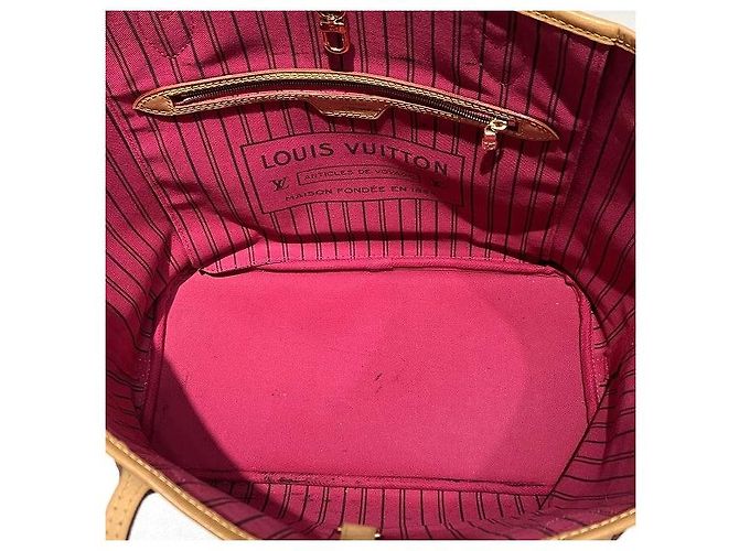 Sac tote Louis Vuitton Neverfull MM M41178 Marron - vue 5