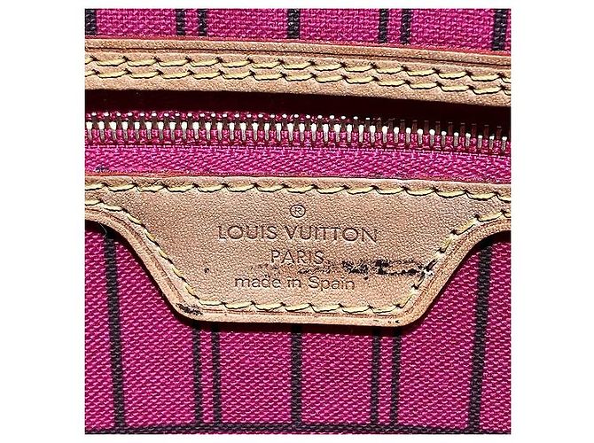 Sac tote Louis Vuitton Neverfull MM M41178 Marron - vue 6