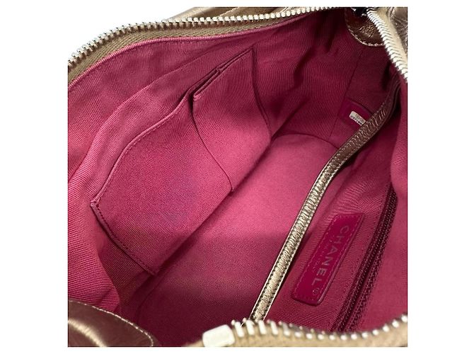 Chanel Gabrielle Small Hobo Leather Bag Bronze - view 7