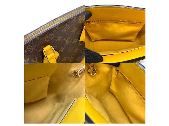 Louis Vuitton Phoenix PM Tote Bag Braun Gelb - Ansicht 5