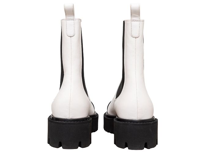 Botines de charol Chanel Blanco - vista 6