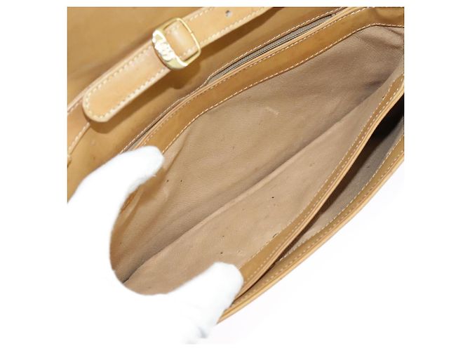 Gucci Borsa a spalla Micro GG Supreme in PVC Beige Oro 004 106 0024 Auth ki5097 D'oro - vista 11