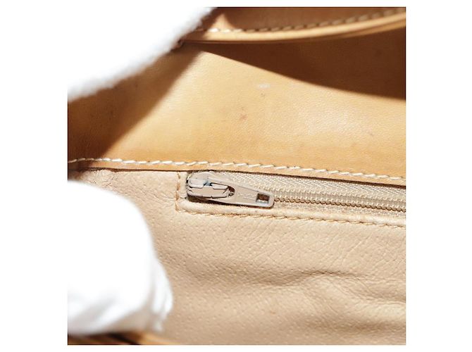 Gucci Borsa a spalla Micro GG Supreme in PVC Beige Oro 004 106 0024 Auth ki5097 D'oro - vista 23