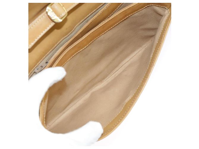 Gucci Borsa a spalla Micro GG Supreme in PVC Beige Oro 004 106 0024 Auth ki5097 D'oro - vista 25
