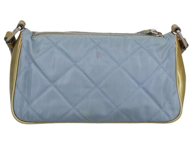 PRADA Borsa a Spalla in Nylon Blu Baby Auth hk1707 Blu chiaro - vista 2