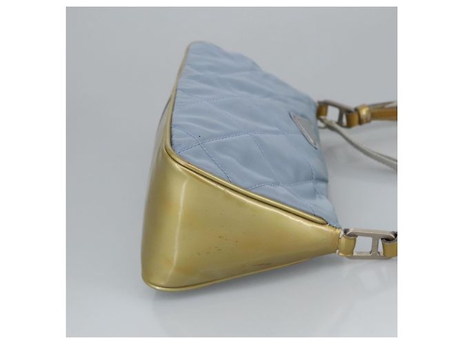 PRADA Borsa a Spalla in Nylon Blu Baby Auth hk1707 Blu chiaro - vista 4