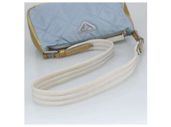 PRADA Borsa a Spalla in Nylon Blu Baby Auth hk1707 Blu chiaro - vista 7