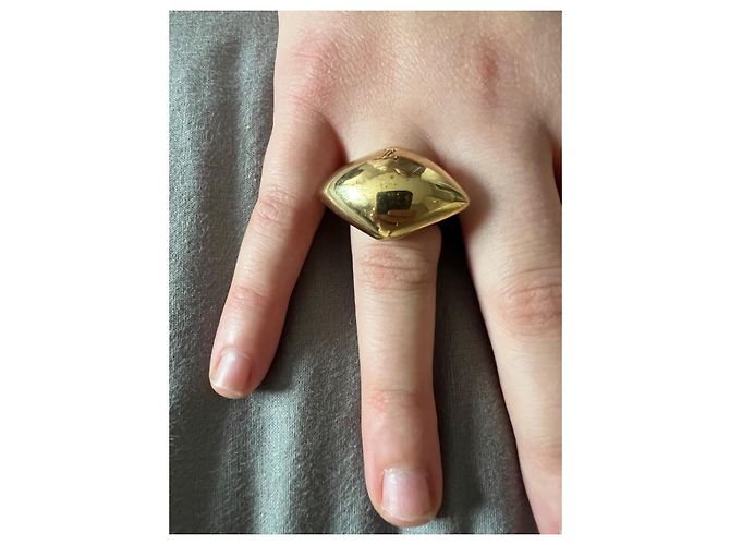 Anello Louis Vuitton Oro Acciaio D'oro - vista 2