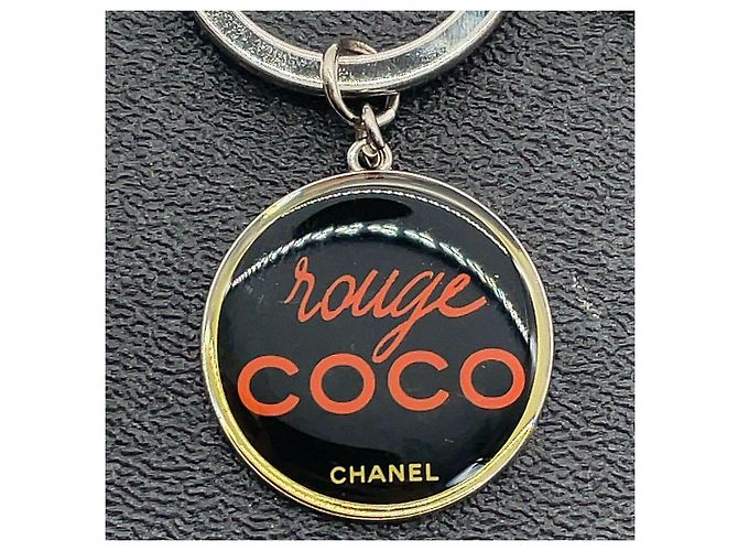 Coco Crush Portachiavi in argento Chanel Coco Mark Novelty Rouge Multicolore - vista 8