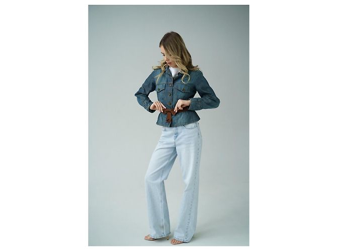 Alexander McQueen Jeansjacke 2004 Mehrfarben - Ansicht 2